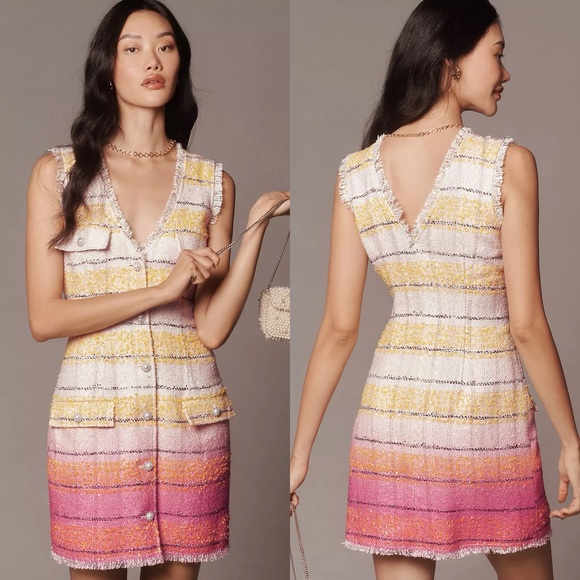 Anthropologie Dresses & Skirts - NWT Anthropologie Maeve Sleeveless Tweed Mini Dress